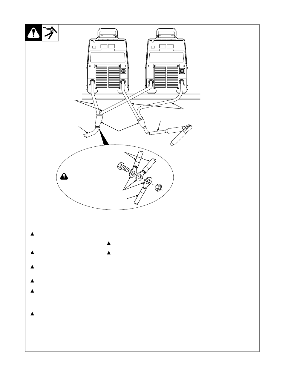 Paralleling welding power sources for smaw, 8. paralleling welding power sources for smaw | Miller Electric Inverter Rack User Manual | Page 19 / 28