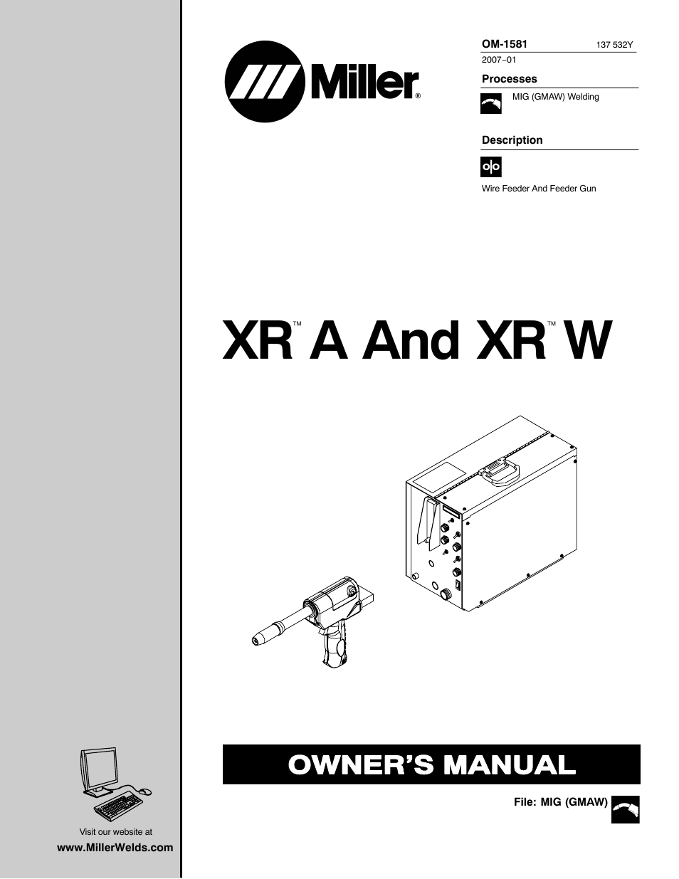 Miller Electric XR A User Manual | 60 pages