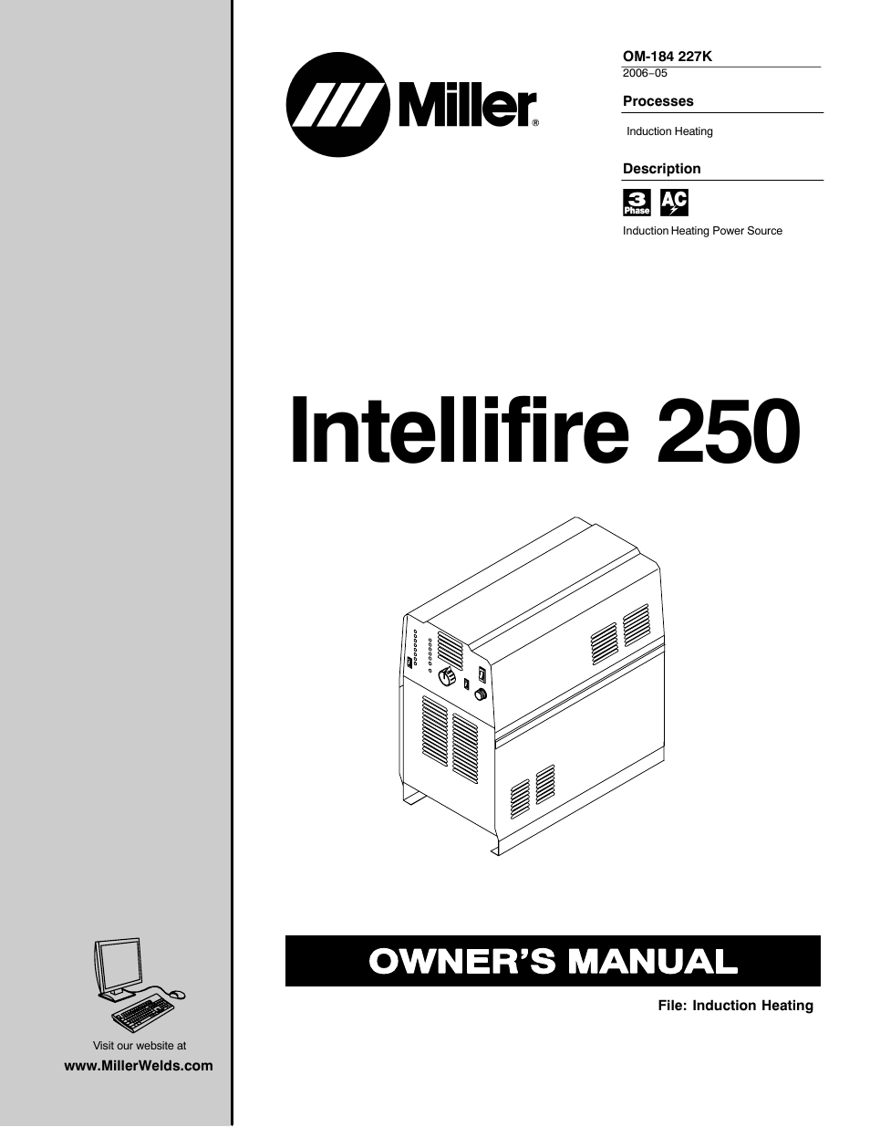 Miller Electric Intellifire 250 User Manual | 32 pages