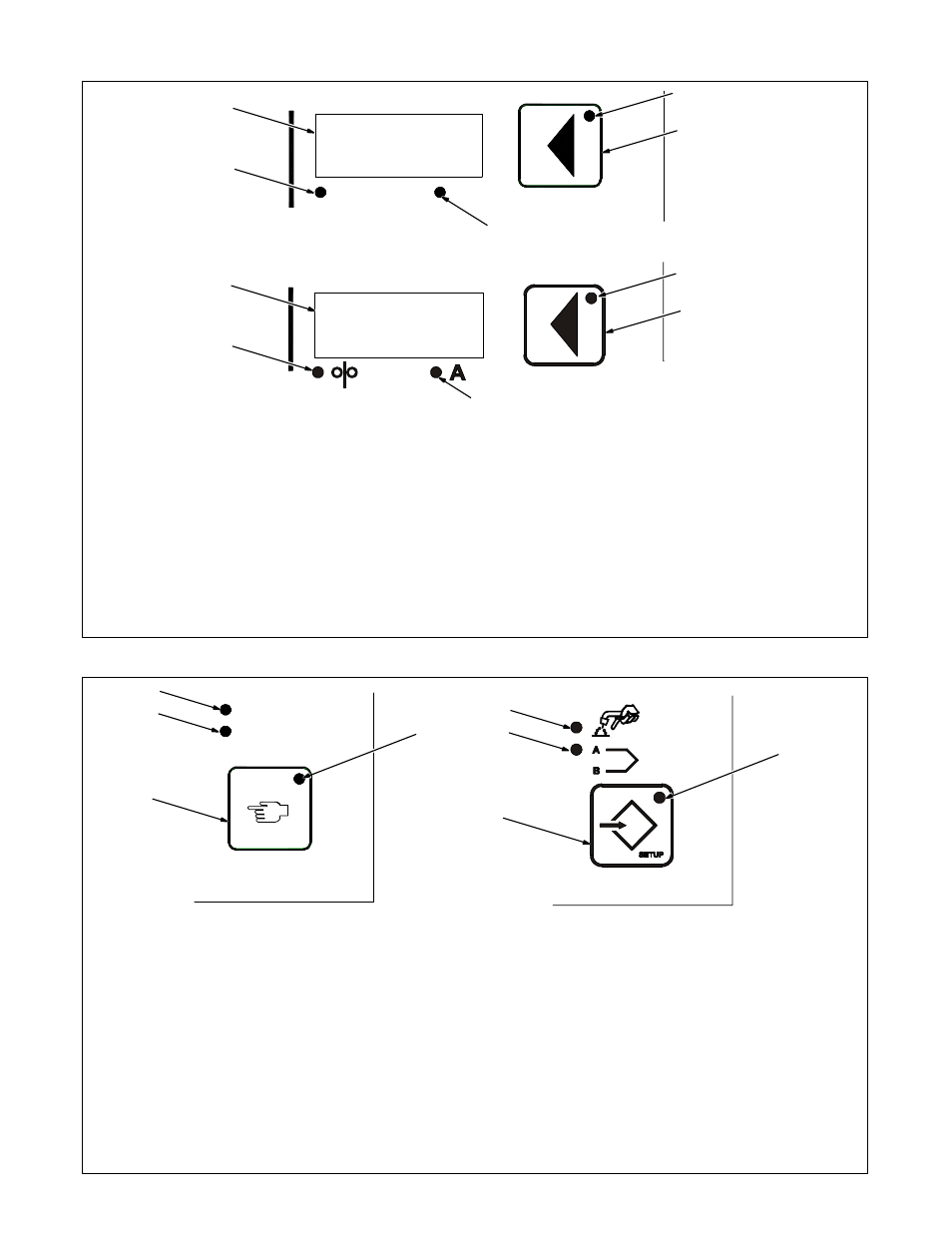 6. lower display, 7. setup push button | Miller Electric 714D User Manual | Page 23 / 44