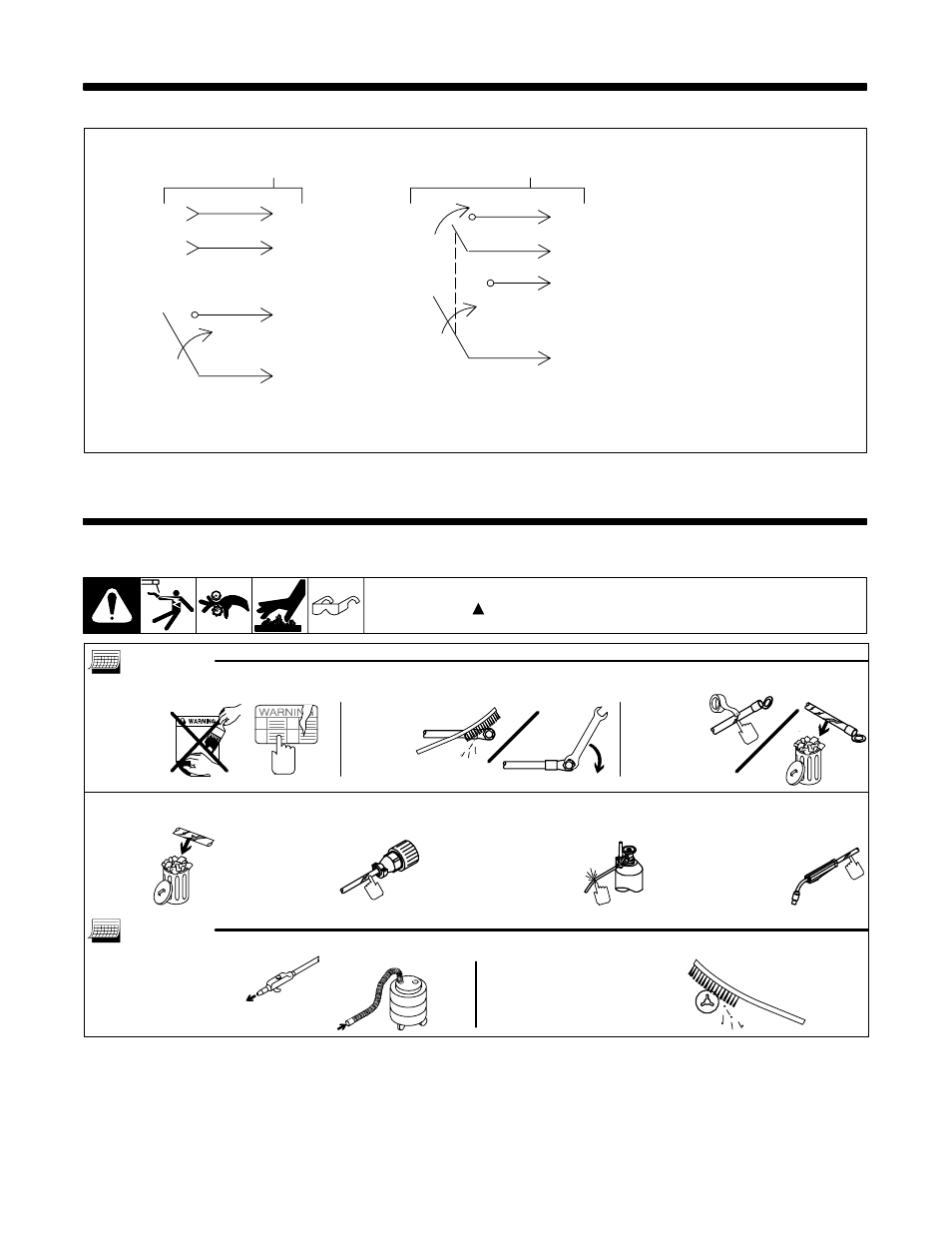 1. optional dual schedule switch diagrams, 1. routine maintenance | Miller Electric 714D User Manual | Page 30 / 44