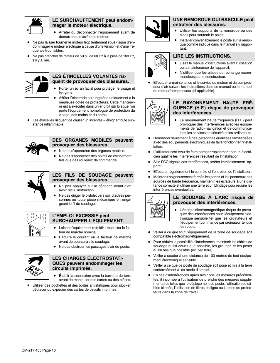 Miller Electric 250 User Manual | Page 14 / 72