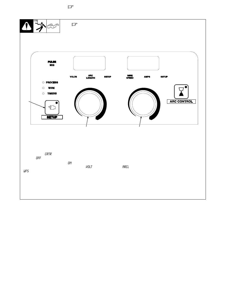 Setting crater fill, Section 5-6, 6. setting crater fill | Miller Electric Millermatic 350 User Manual | Page 39 / 60