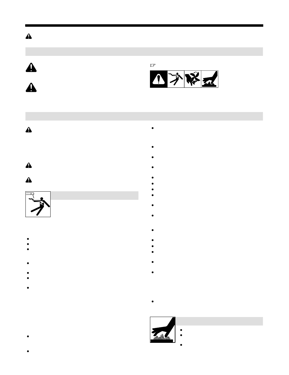 Section 1 − safety precautions - read before using, Symbol usage, Arc welding hazards | 1. symbol usage, 2. arc welding hazards | Miller Electric Millermatic 350 User Manual | Page 5 / 60