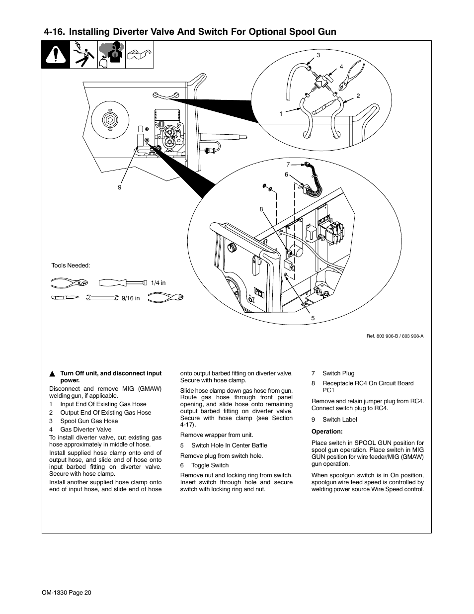 Miller Electric M-10 Gun User Manual | Page 24 / 60