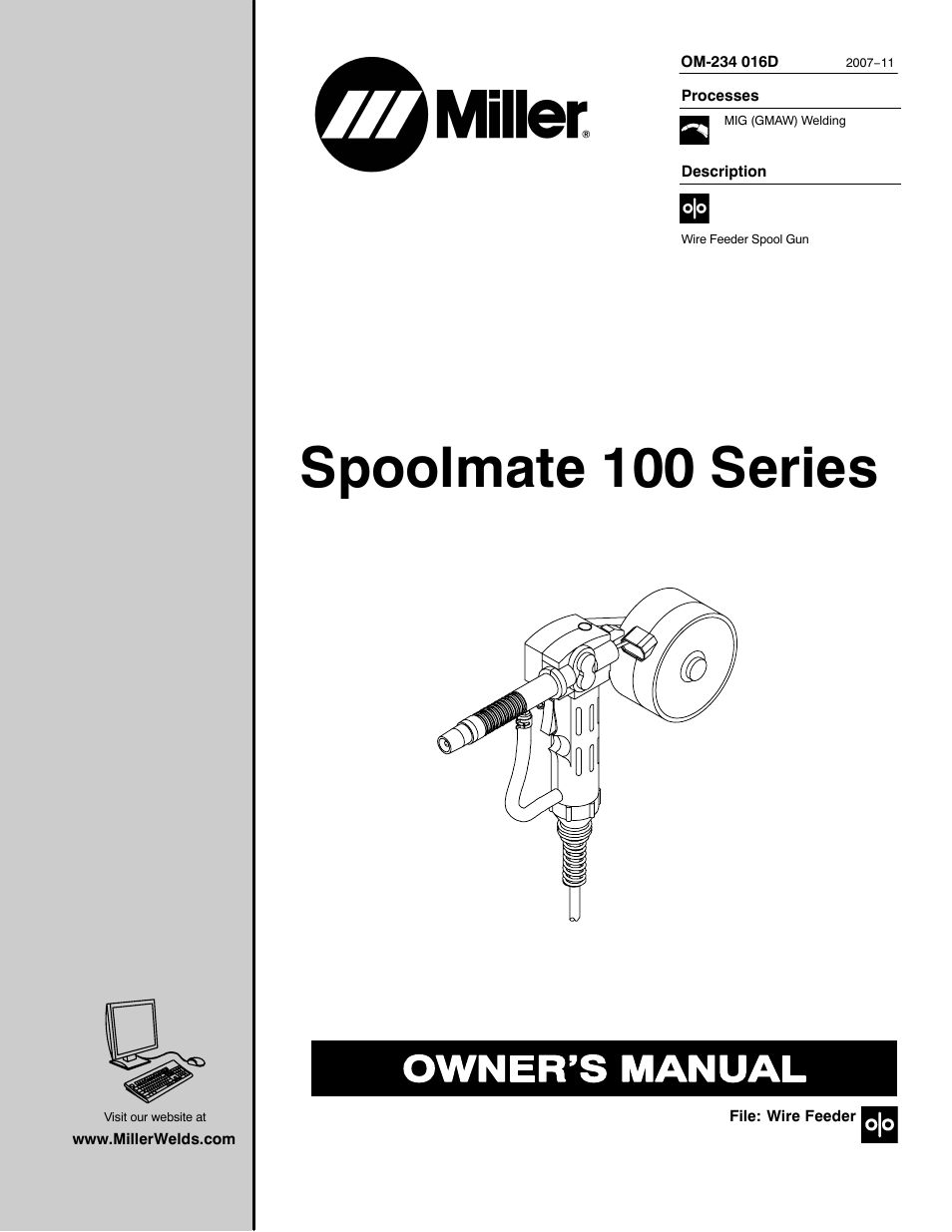 Miller Electric OM-234 016D User Manual | 52 pages