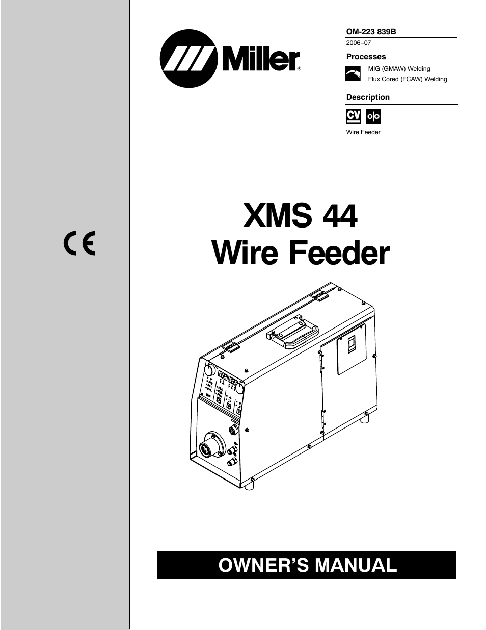 Miller Electric XMS 44 User Manual | 32 pages