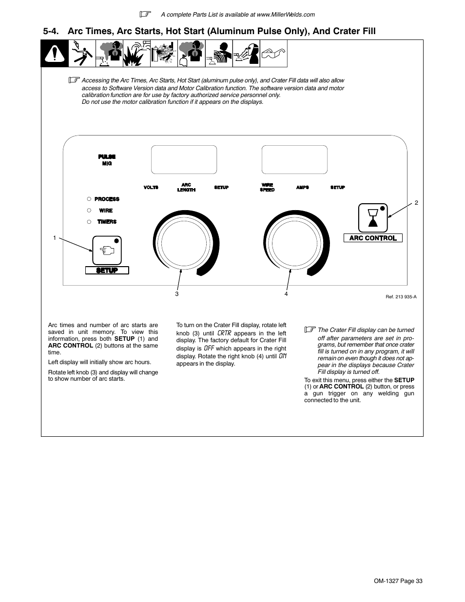 Miller Electric MILLERMATIC 350P User Manual | Page 37 / 56