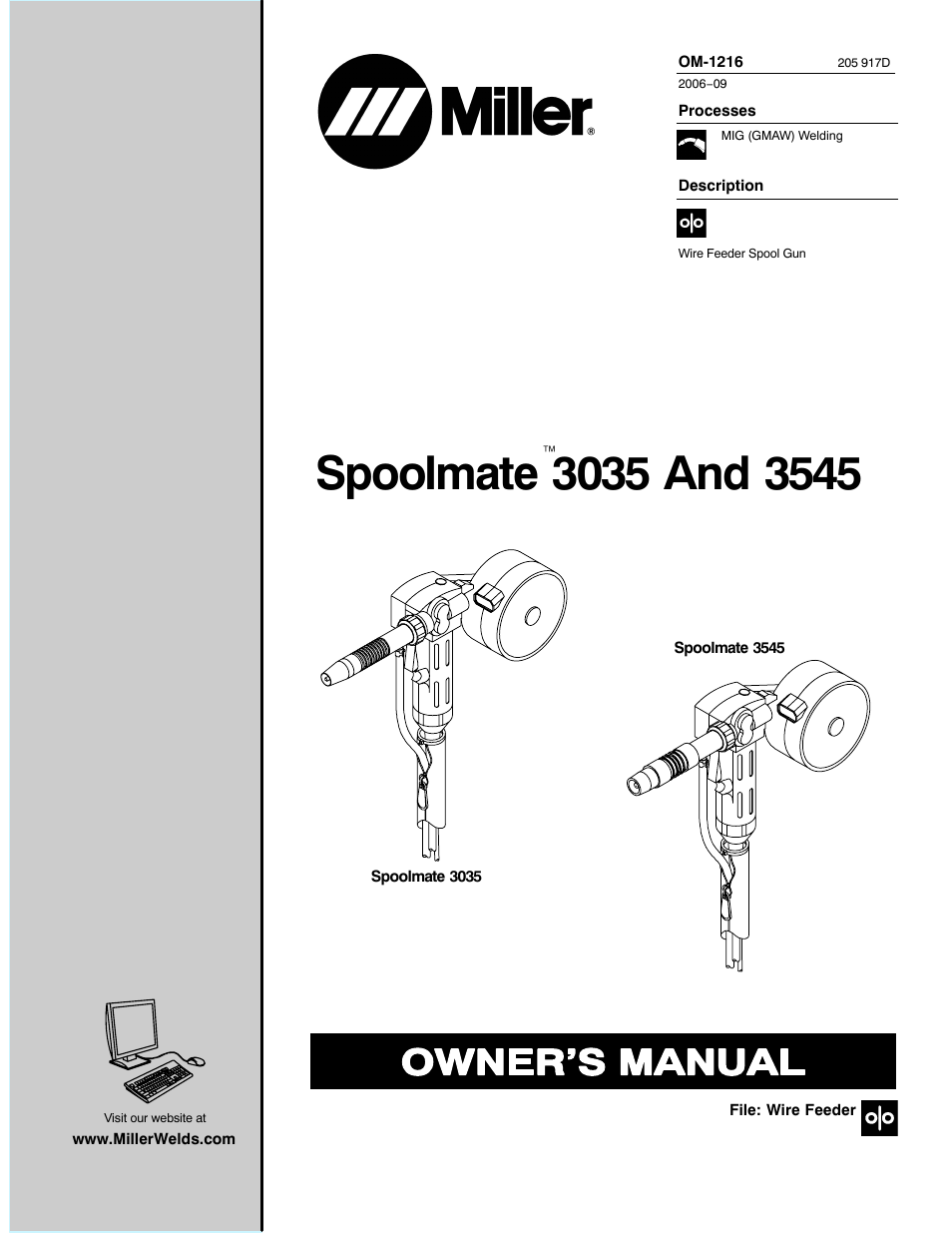 Miller Electric 3545 User Manual | 28 pages