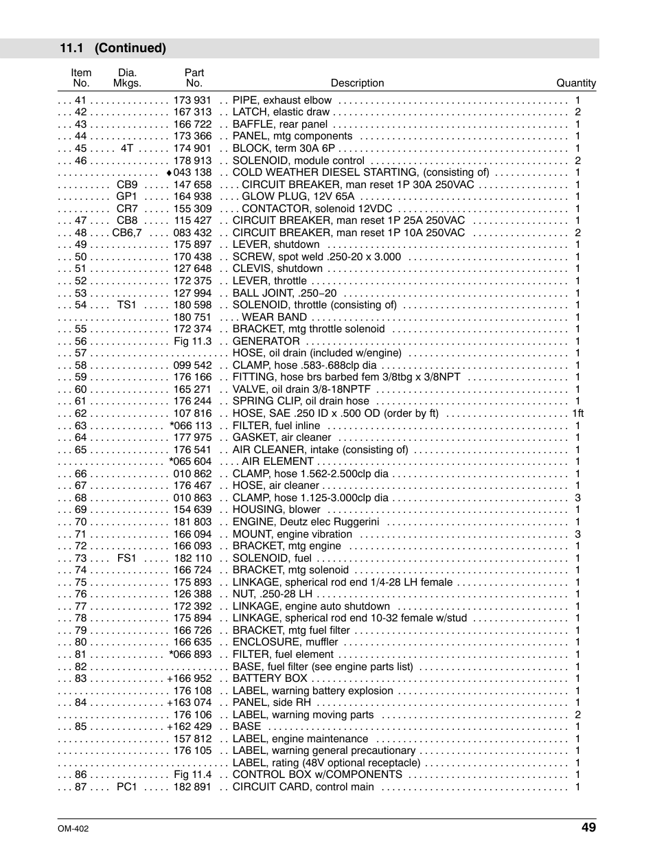 Miller Electric Metro 250D User Manual | Page 53 / 64