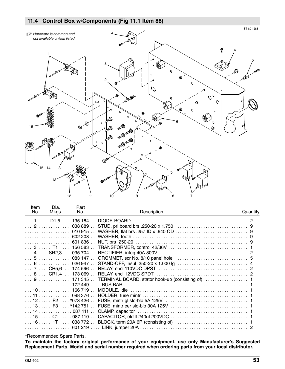 Miller Electric Metro 250D User Manual | Page 57 / 64