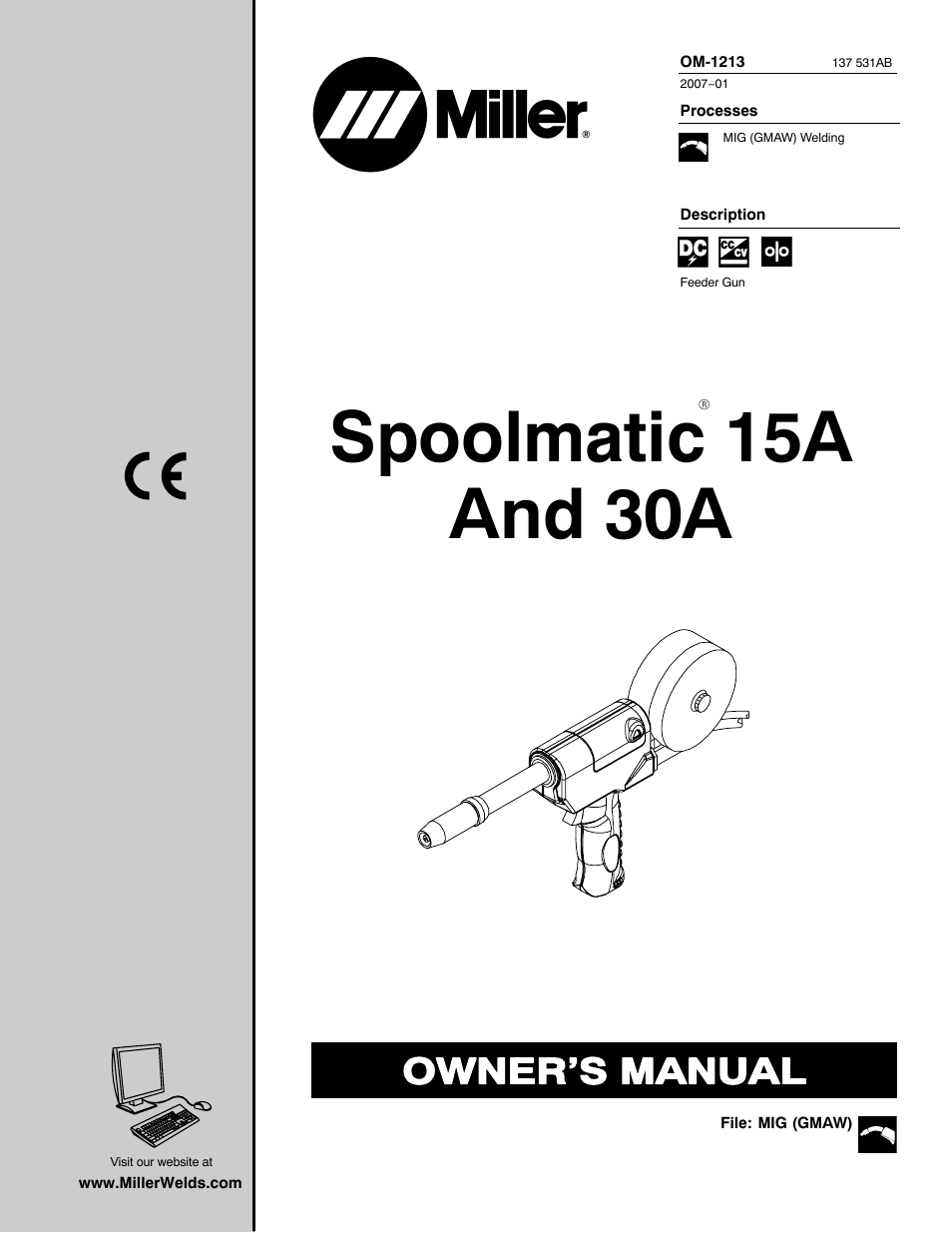 Miller Electric 15A User Manual | 36 pages