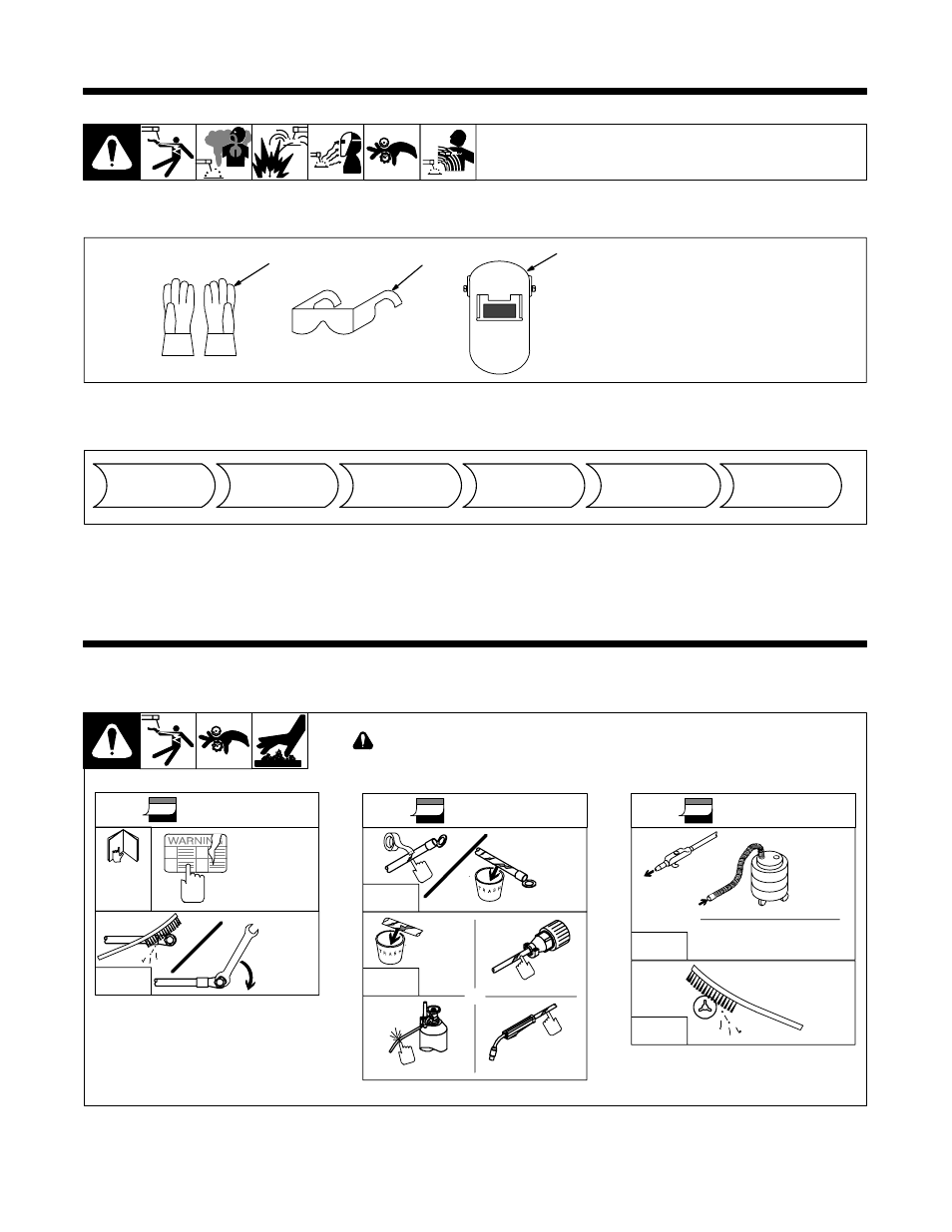 1. safety equipment, 2. sequence of operation, 1. routine maintenance 3 months | 6 months, 3 months | Miller Electric A1D-4RV User Manual | Page 12 / 24