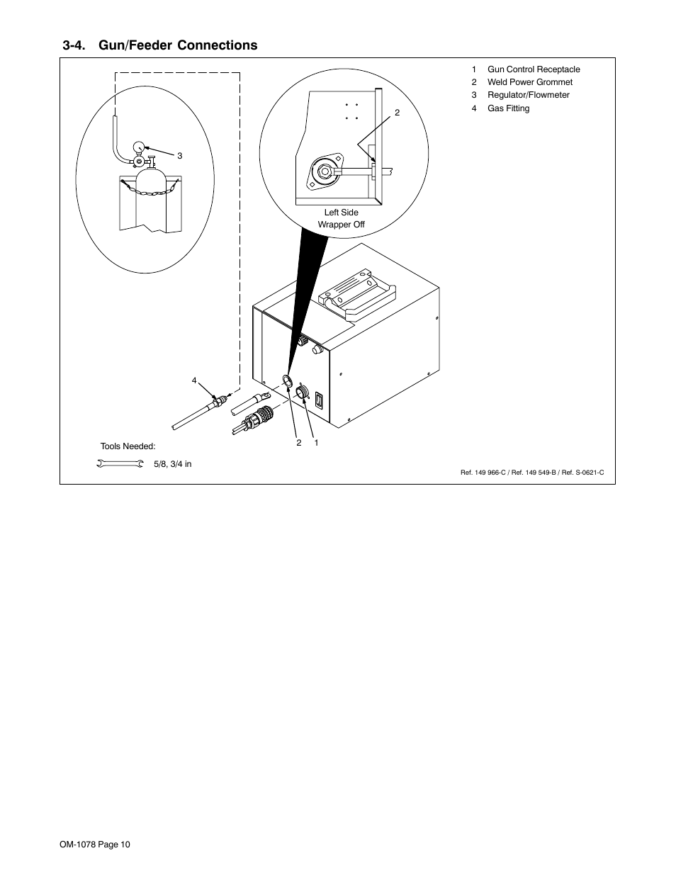 4. gun/feeder connections | Miller Electric WC-115A User Manual | Page 14 / 28