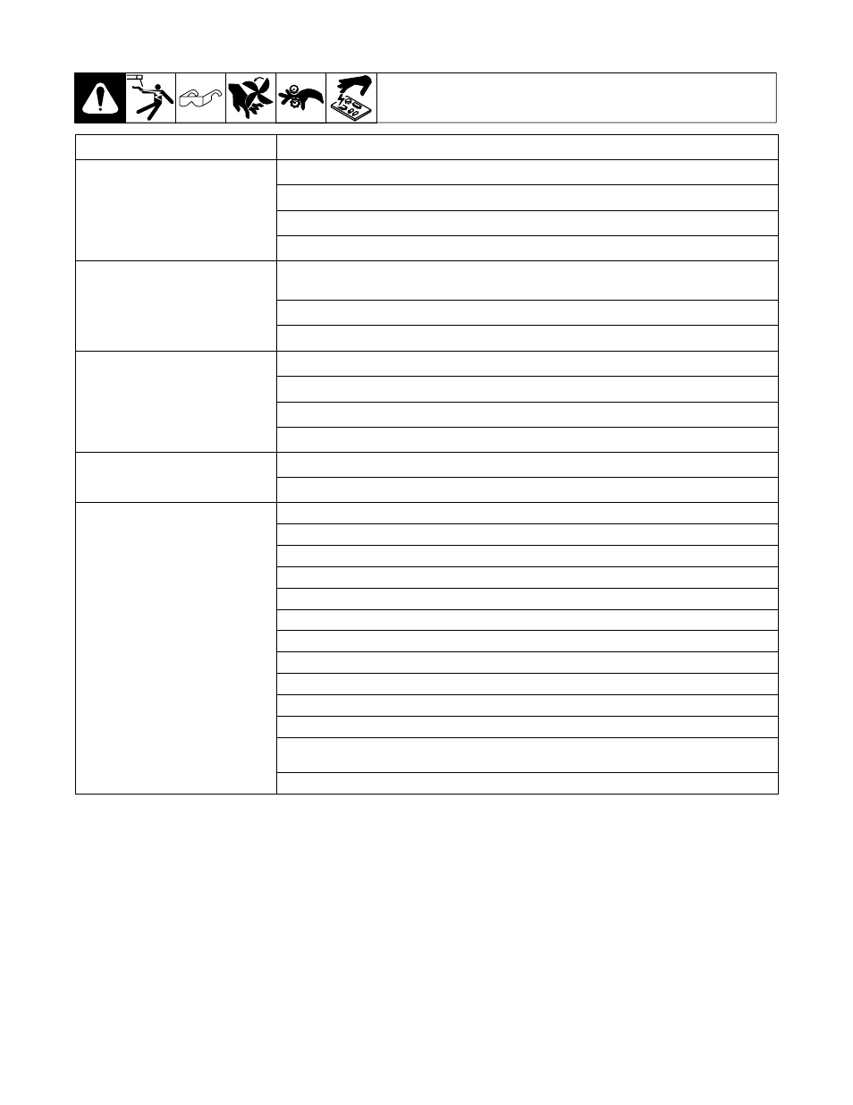 Troubleshooting table, 8. troubleshooting table | Miller Electric XLT 185 User Manual | Page 30 / 52