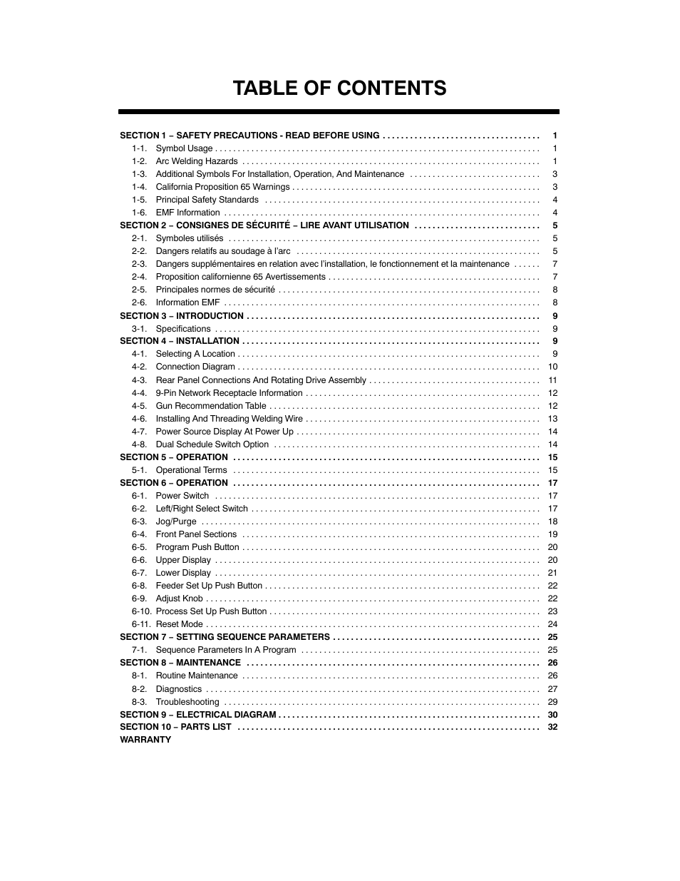 Miller Electric 394F User Manual | Page 3 / 44