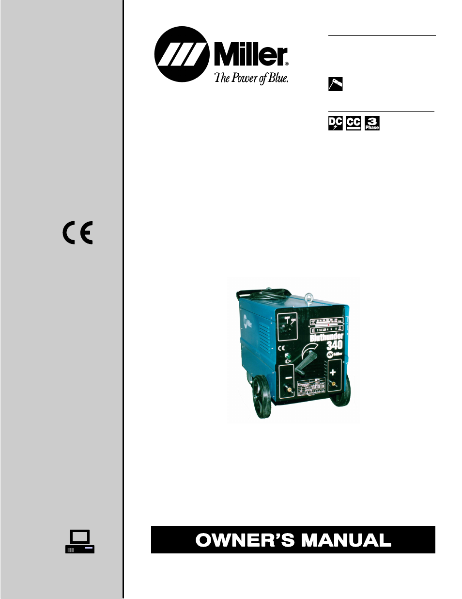 Miller Electric 340 User Manual | 24 pages