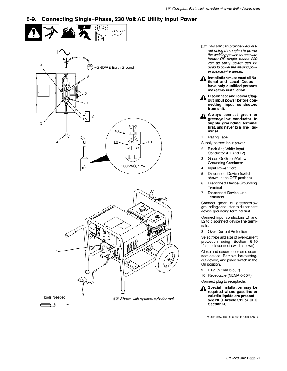 Miller Electric Renegade 180 User Manual | Page 25 / 64