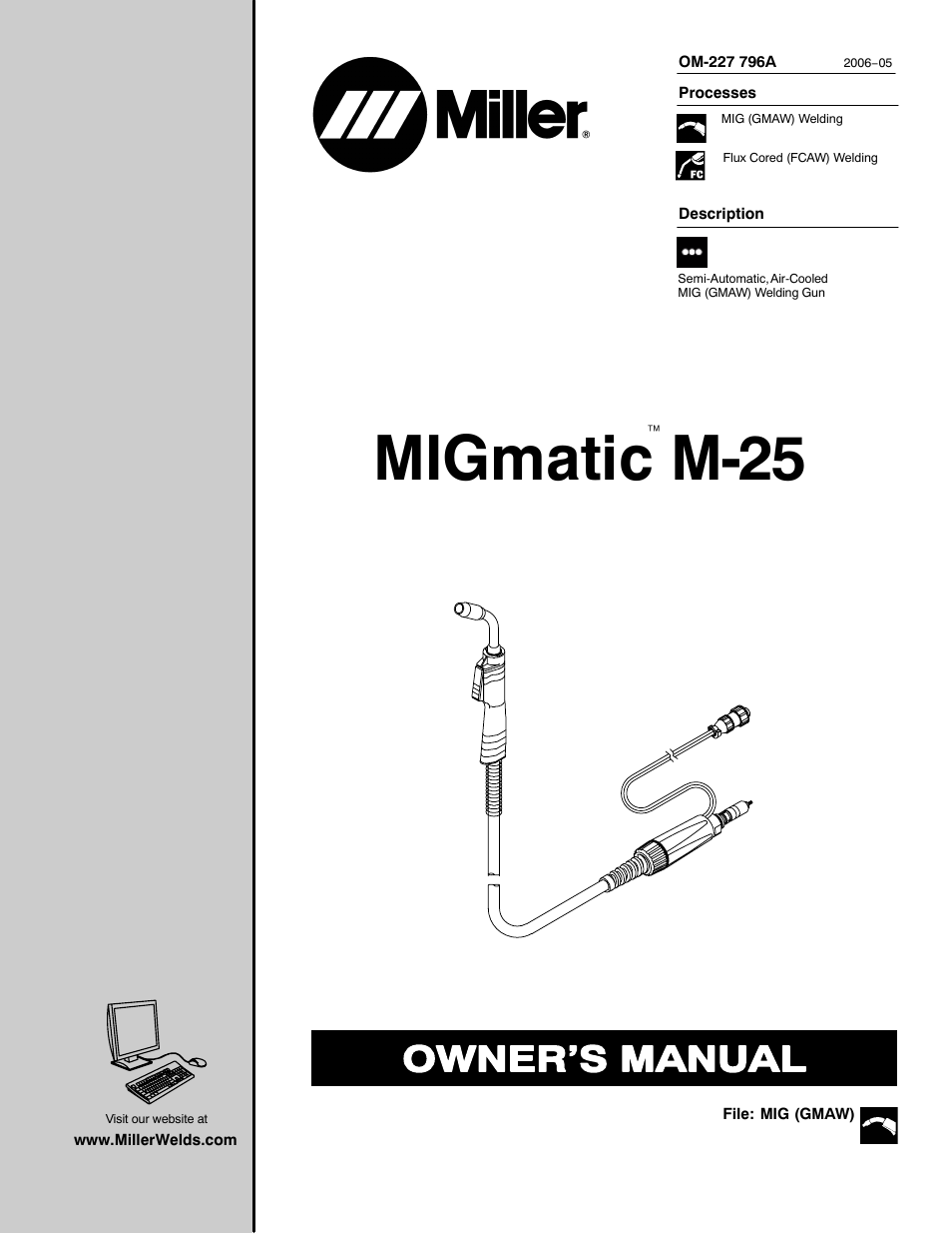 Miller Electric M-25 User Manual | 16 pages