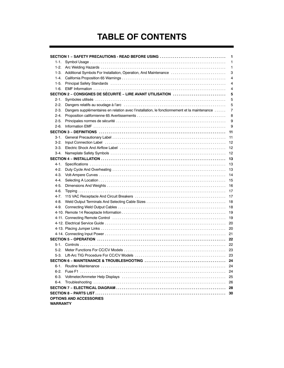 Miller Electric NT 450 User Manual | Page 3 / 44