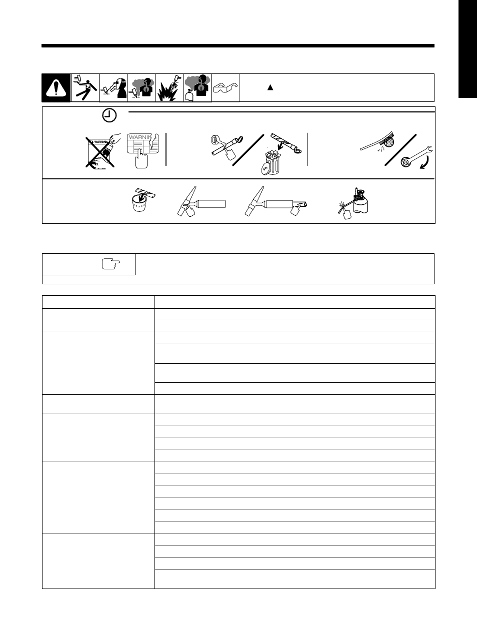 Section 4 − maintenance & troubleshooting, Routine maintenance, Troubleshooting | English, 1. routine maintenance, 2. troubleshooting | Miller Electric DB1825R User Manual | Page 9 / 20