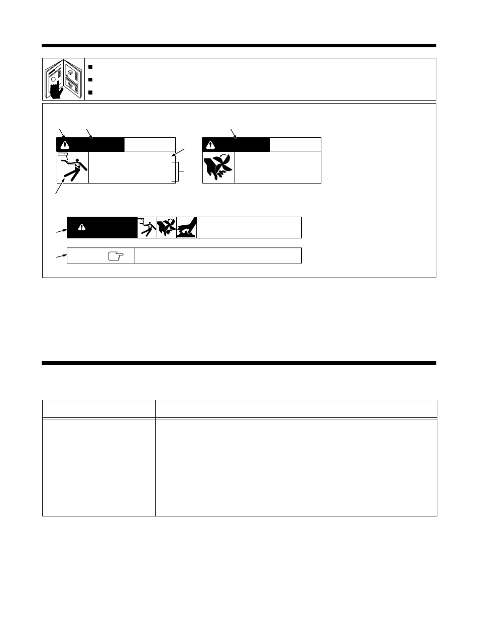 Warning, Caution | Miller Electric Digi-Meter RMS (AC-DC) User Manual | Page 7 / 20