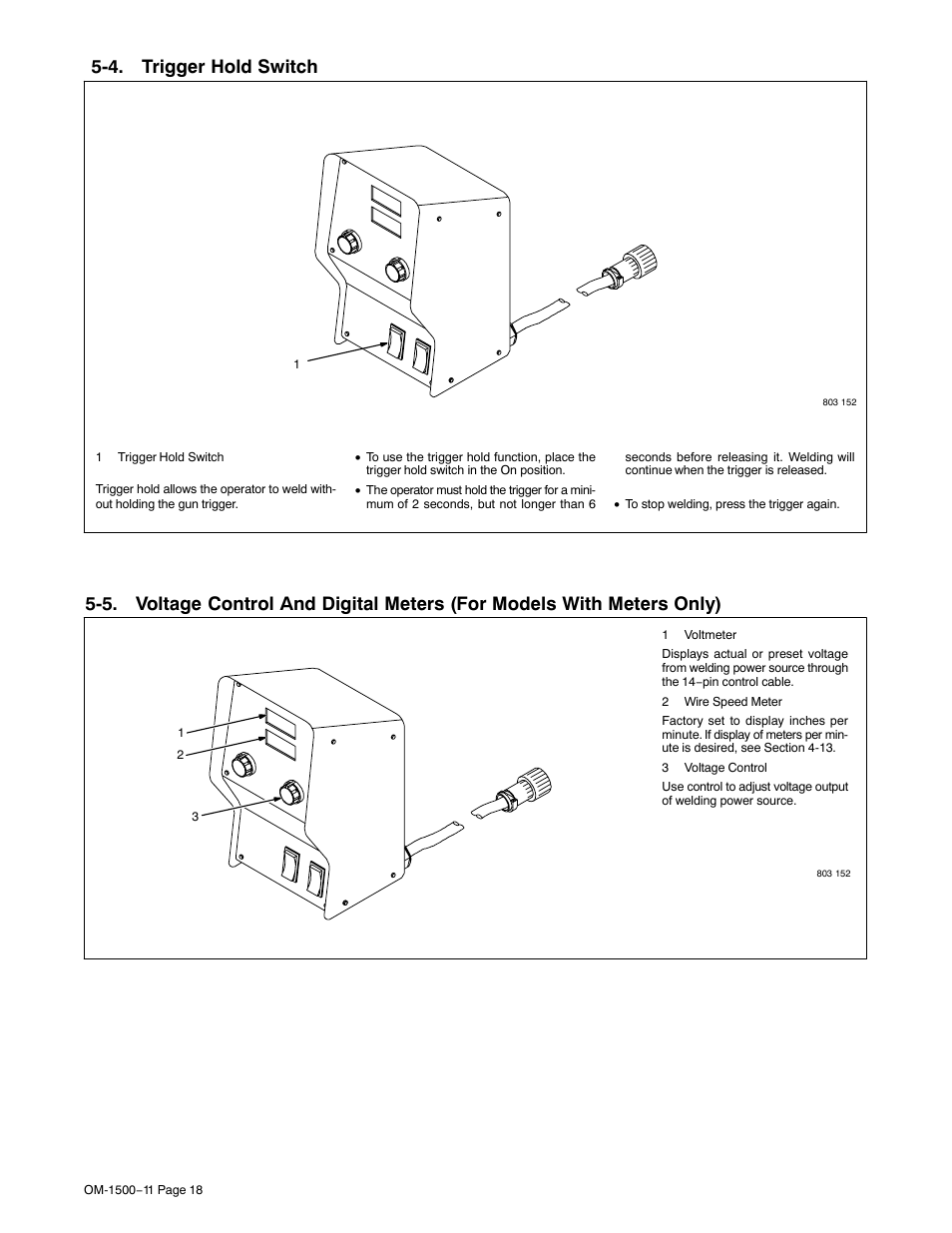 4. trigger hold switch | Miller Electric SS-74S12 User Manual | Page 22 / 40