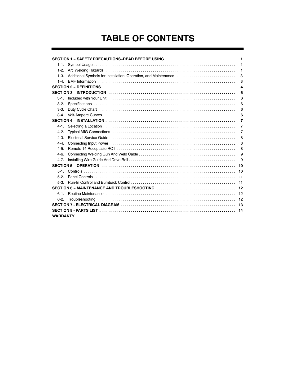 Miller Electric Blu-Fab 3500 User Manual | Page 3 / 28