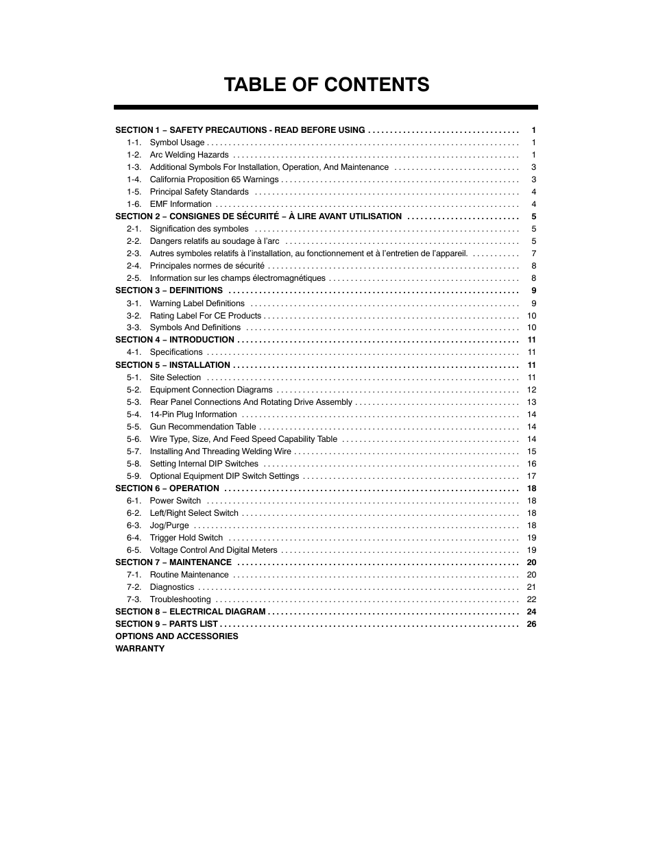 Miller Electric D-74S User Manual | Page 3 / 40