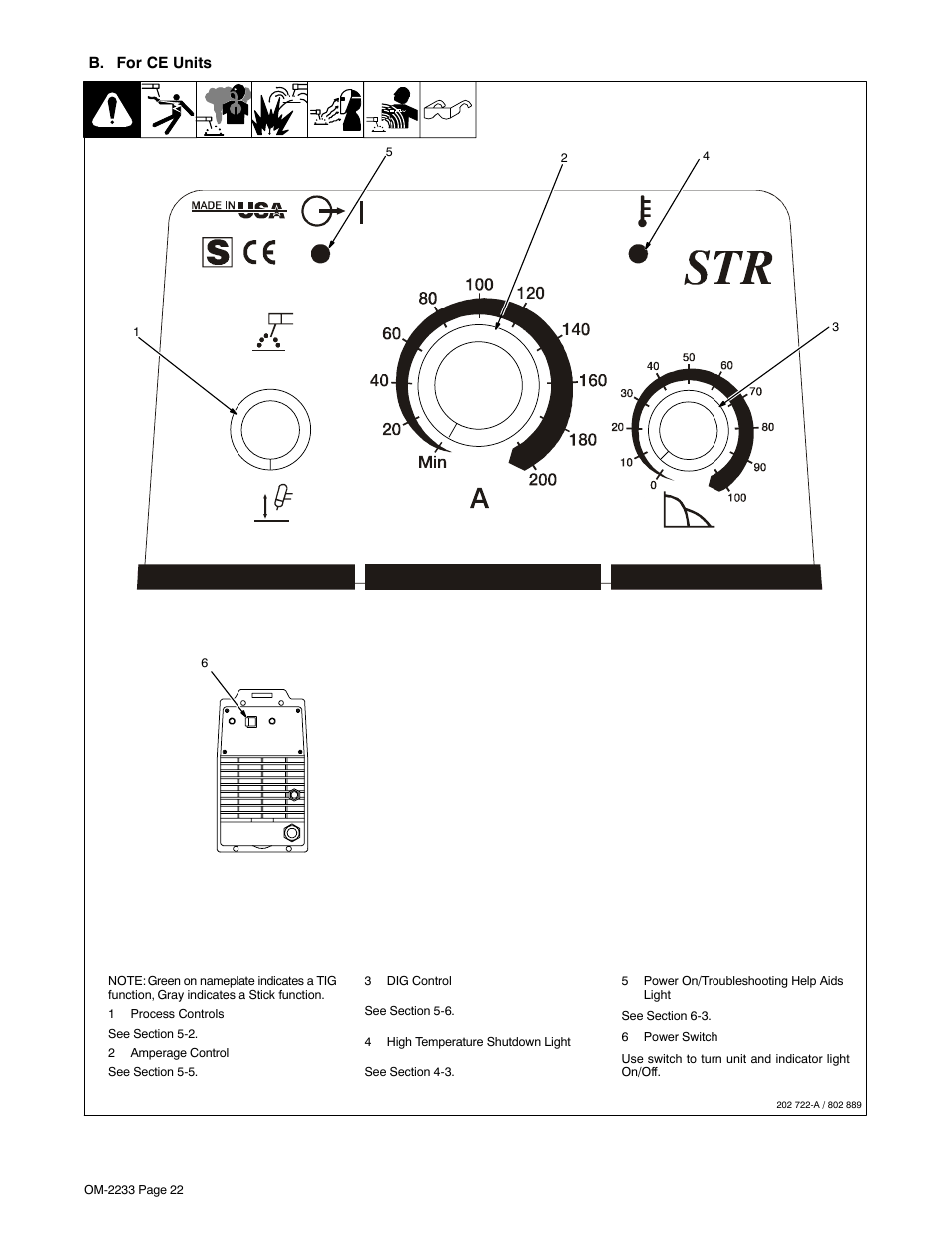 2. process control, 3. lift-arce start procedure | Miller Electric Maxstar 200 STR User Manual | Page 28 / 56