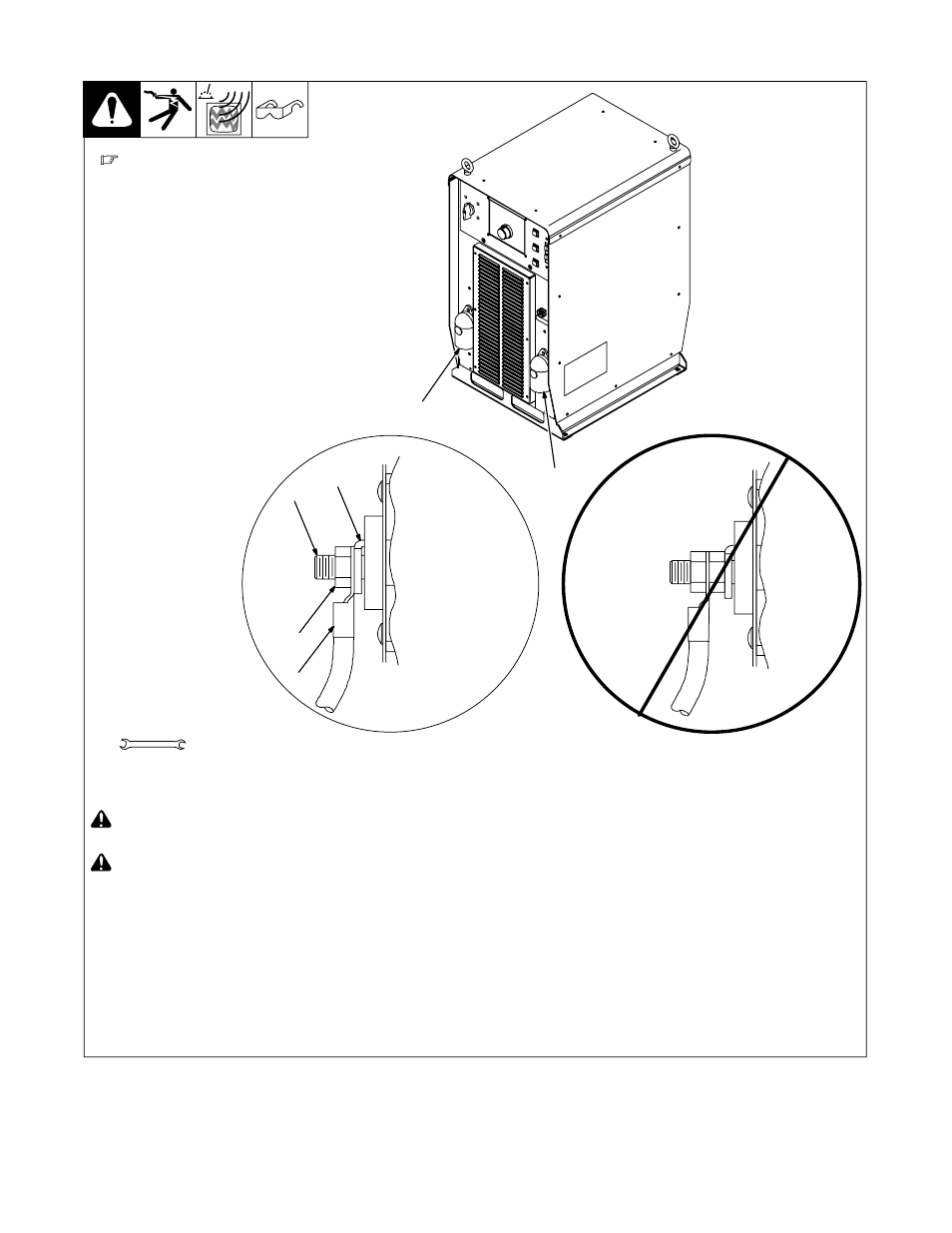 Connecting to weld terminals, 8. connecting to weld terminals | Miller Electric Auto-Axcess 450 User Manual | Page 19 / 68