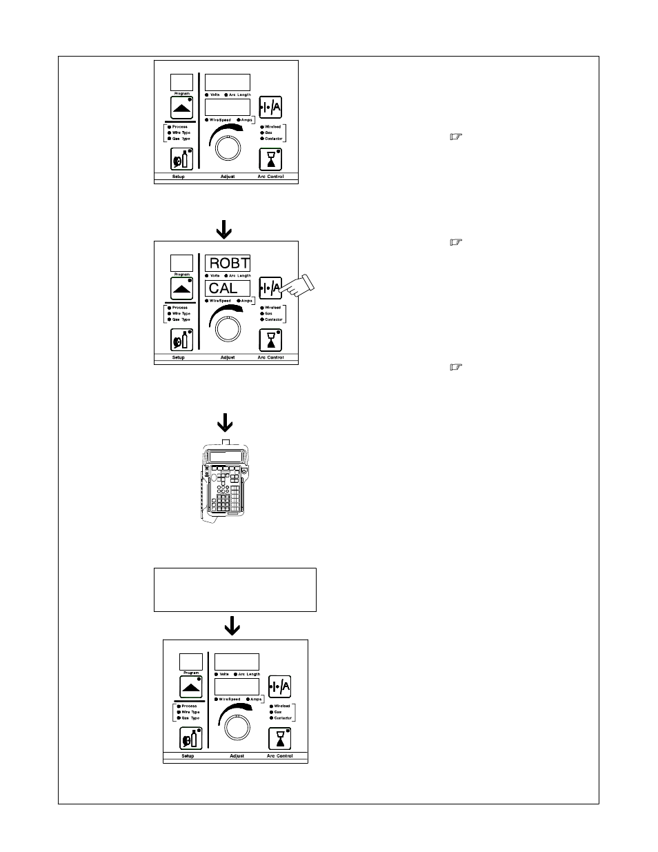 Robot calibration mode, 5. robot calibration mode | Miller Electric Auto-Axcess 450 User Manual | Page 31 / 68