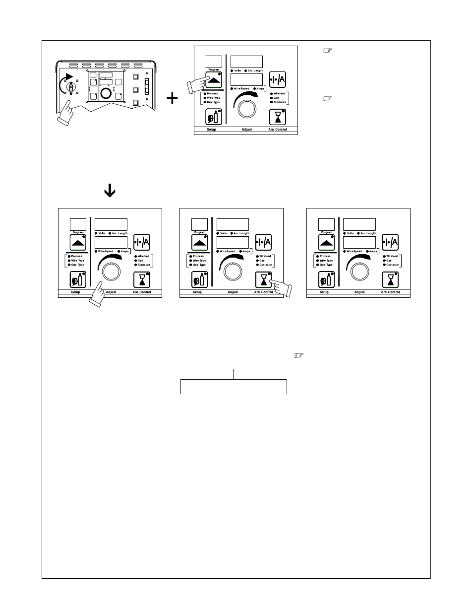 Reset mode, Rst no, Rst yes | Cycl pwr, 7. reset mode | Miller Electric Auto-Axcess 450 User Manual | Page 34 / 68