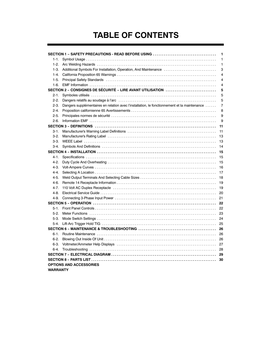 Miller Electric XMT 304 CC/CV User Manual | Page 3 / 40