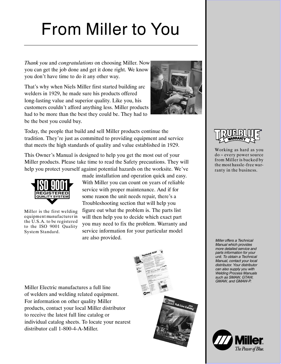 Miller Electric I-22A & I-24A User Manual | Page 2 / 36