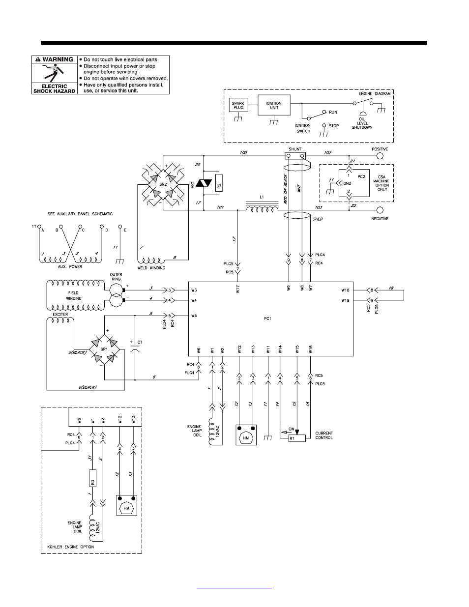 Section 10 − electrical diagrams | Miller Electric Blue Star 6000 User Manual | Page 34 / 60