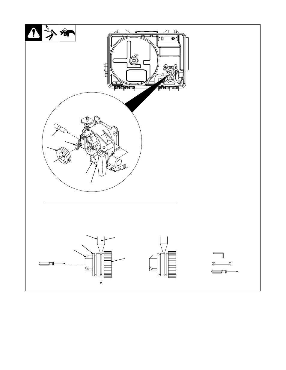 Installing and aligning wire guide and drive rolls | Miller Electric UWF-SC12RC User Manual | Page 13 / 28