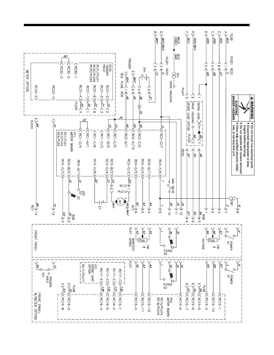 Section 6 − electrical diagrams | Miller Electric UWF-SC12RC User Manual | Page 21 / 28