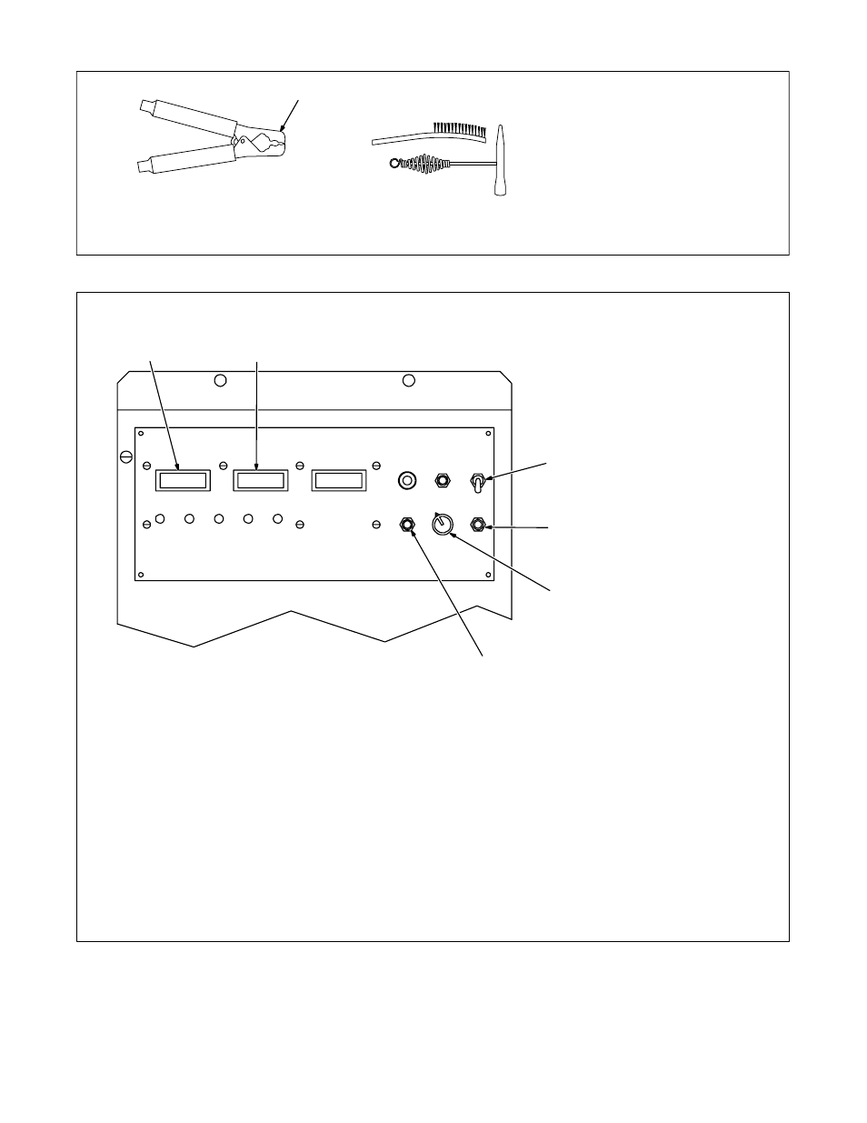 2. work clamp, 3. front panel controls | Miller Electric A.B.B. Robot Interface Gas Control Hub And Spindle User Manual | Page 22 / 40