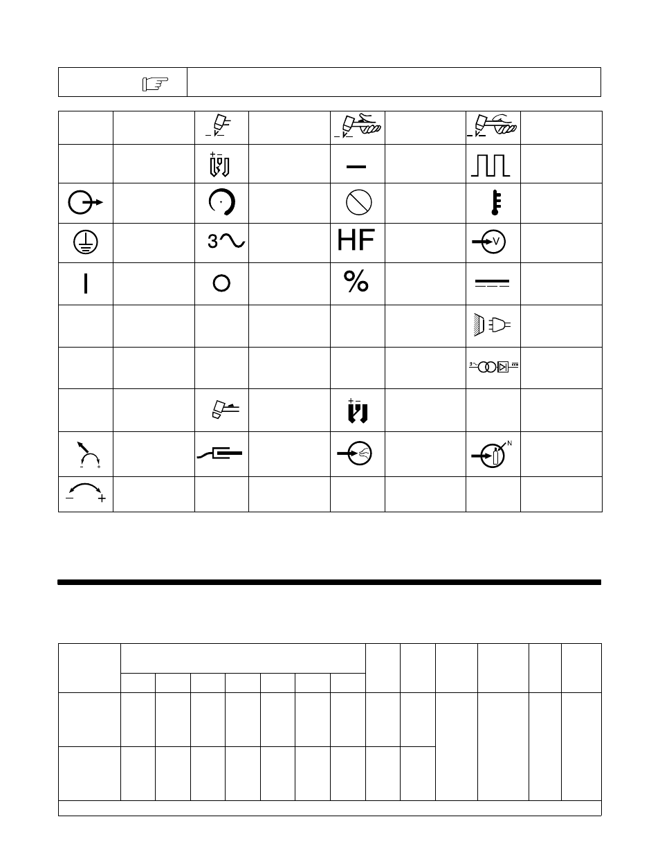 3. symbols and definitions, 1. specifications | Miller Electric Spectrum 1250R User Manual | Page 16 / 48