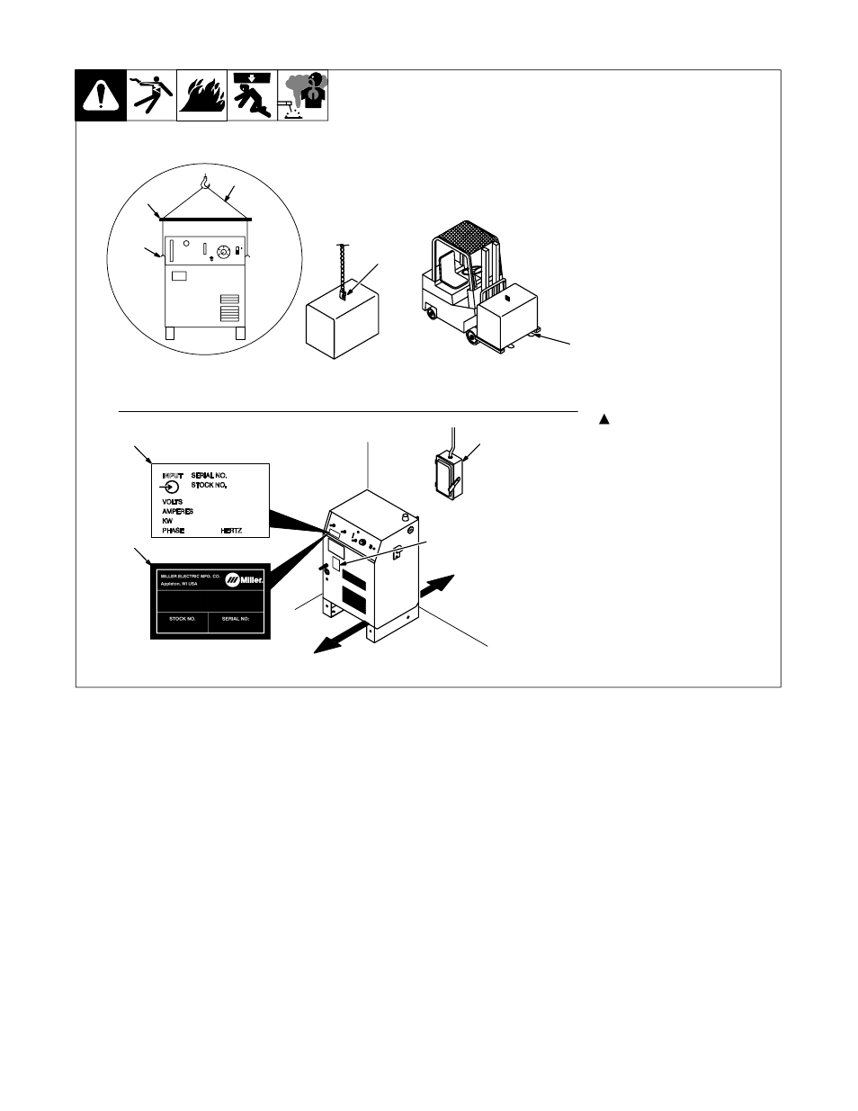 4. selecting a location | Miller Electric Spectrum 1250R User Manual | Page 18 / 48