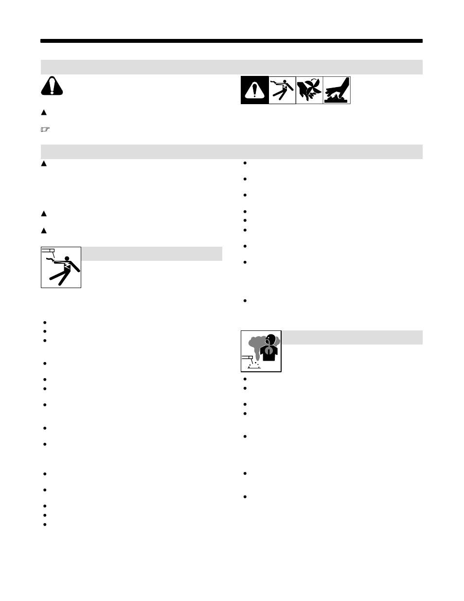 1. symbol usage, 2. arc welding hazards | Miller Electric CP-202 User Manual | Page 5 / 28