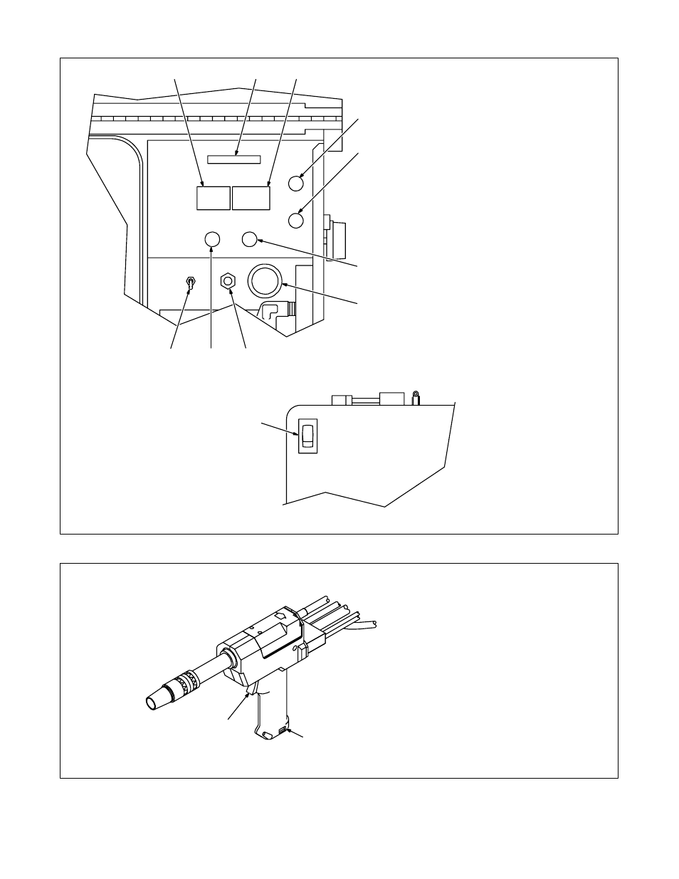 4. side and rear panel controls, 5. gun controls | Miller Electric OM-1589 User Manual | Page 28 / 64