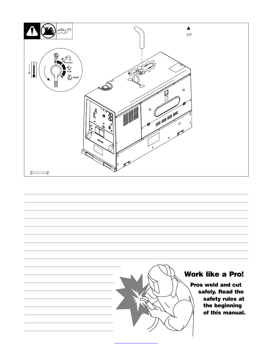 Installing exhaust pipe, Work like a pro | Miller Electric Big Blue 452P User Manual | Page 29 / 96