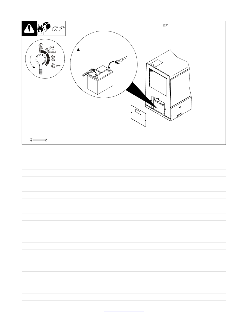 Connecting the battery | Miller Electric Big Blue 452P User Manual | Page 31 / 96
