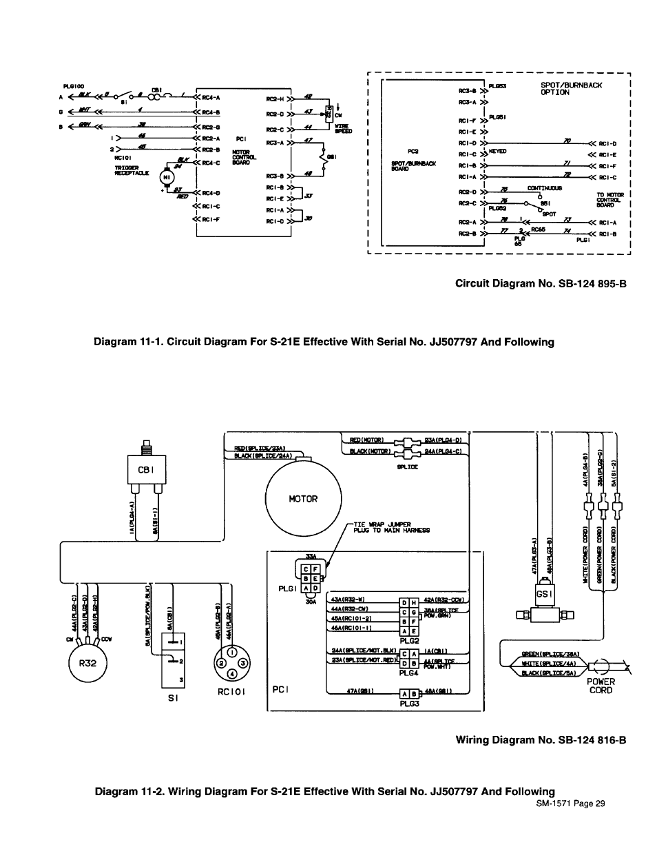 G~li, O-’--cx2 | Miller Electric S-21E User Manual | Page 33 / 48