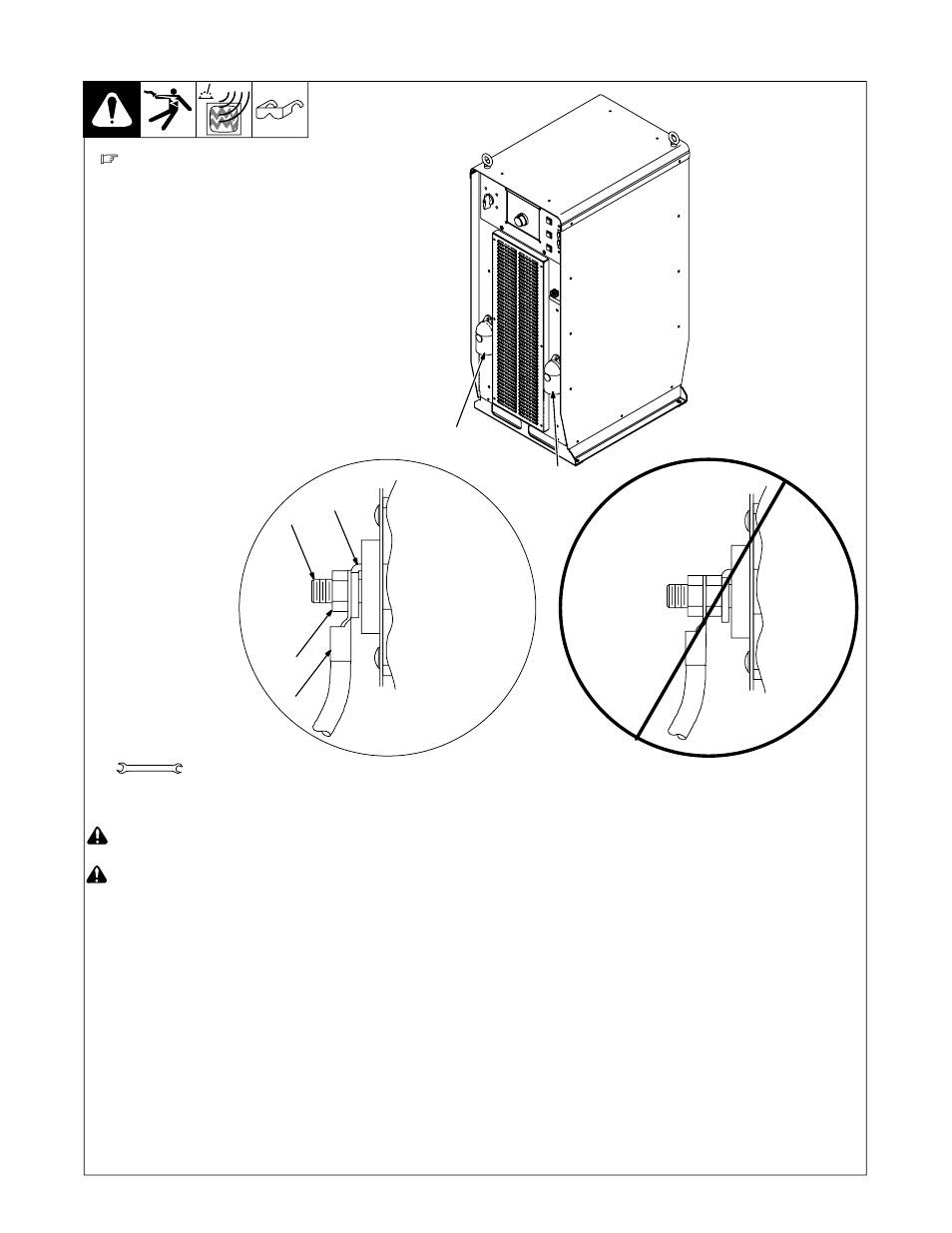 Connecting to weld terminals, 8. connecting to weld terminals | Miller Electric Auto Axcess 675 User Manual | Page 19 / 68