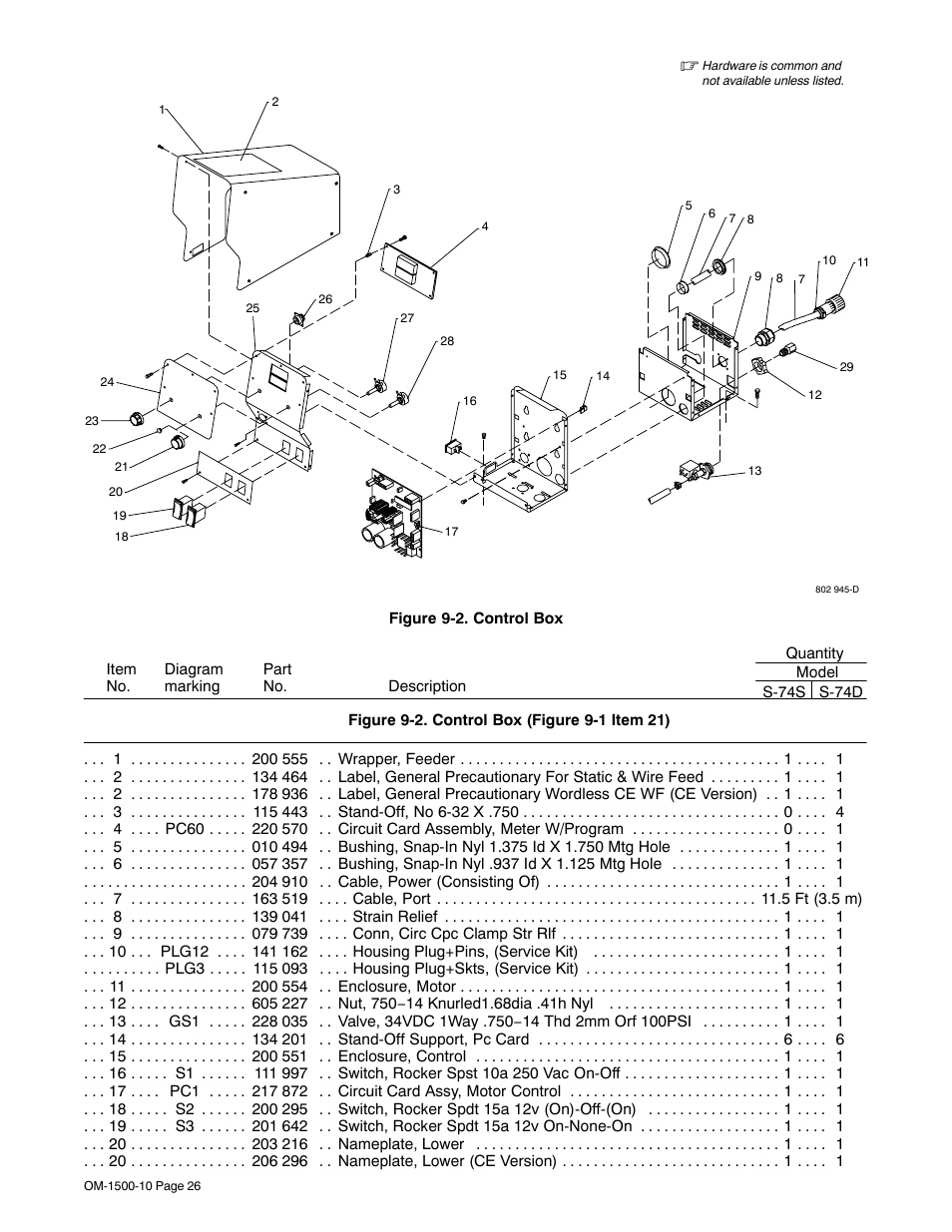 Miller Electric S-74S User Manual | Page 30 / 36