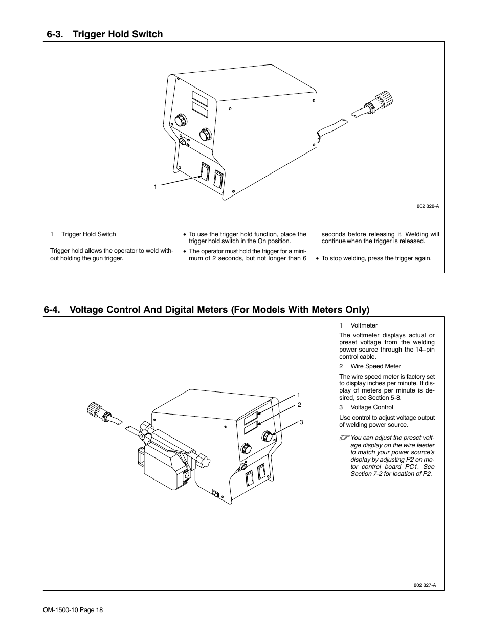 3. trigger hold switch | Miller Electric S-74D User Manual | Page 22 / 36