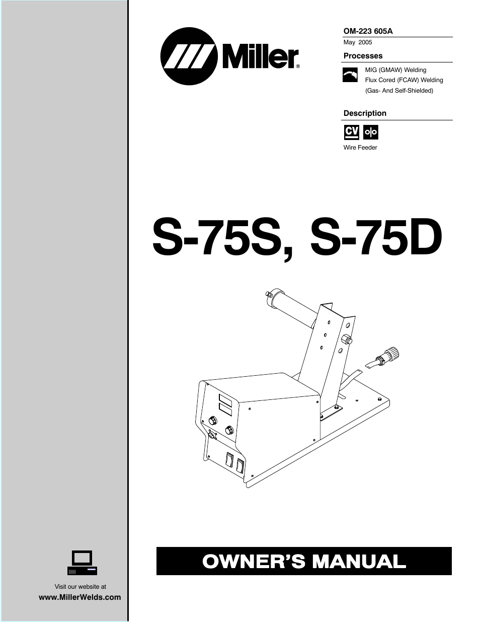 Miller Electric S-75D User Manual | 40 pages